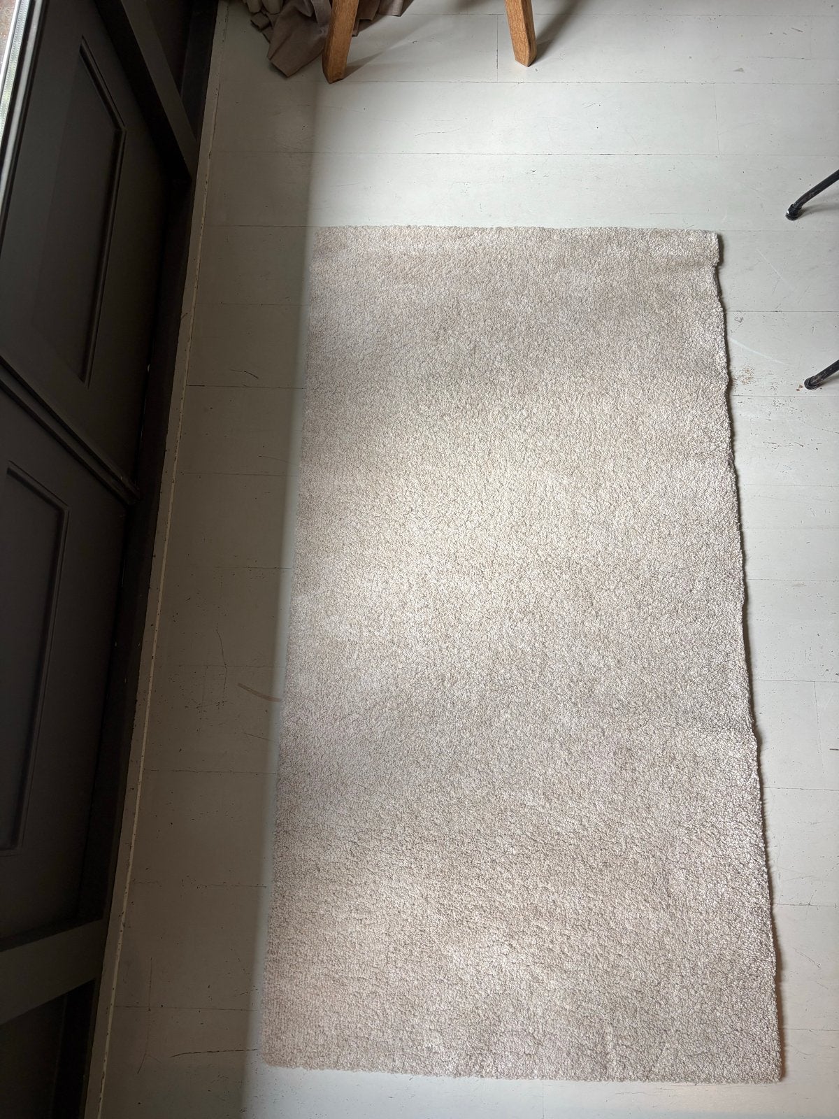 IKEA Stoense Vloerkleed - Beige, 80x150 cm, 100 tot 150 cm, Beige, Zo goed als nieuw, Rechthoekig