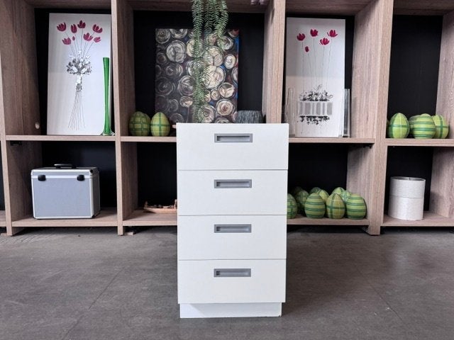 Witte ladekast – 4 laden, 1 stuk