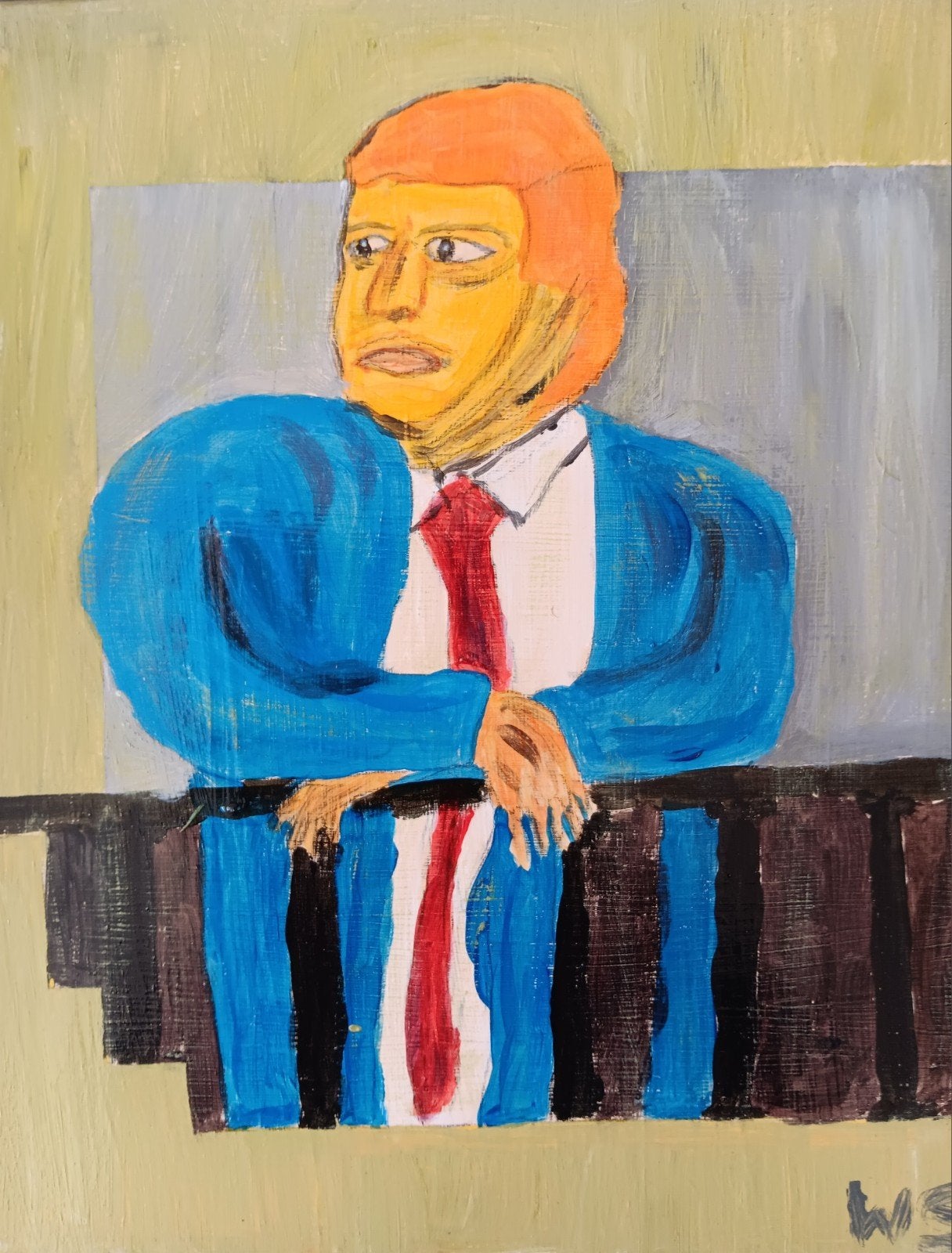 Donald Trump als Eend: Uniek Pop Art Schilderij, Antiek en Kunst, Ophalen