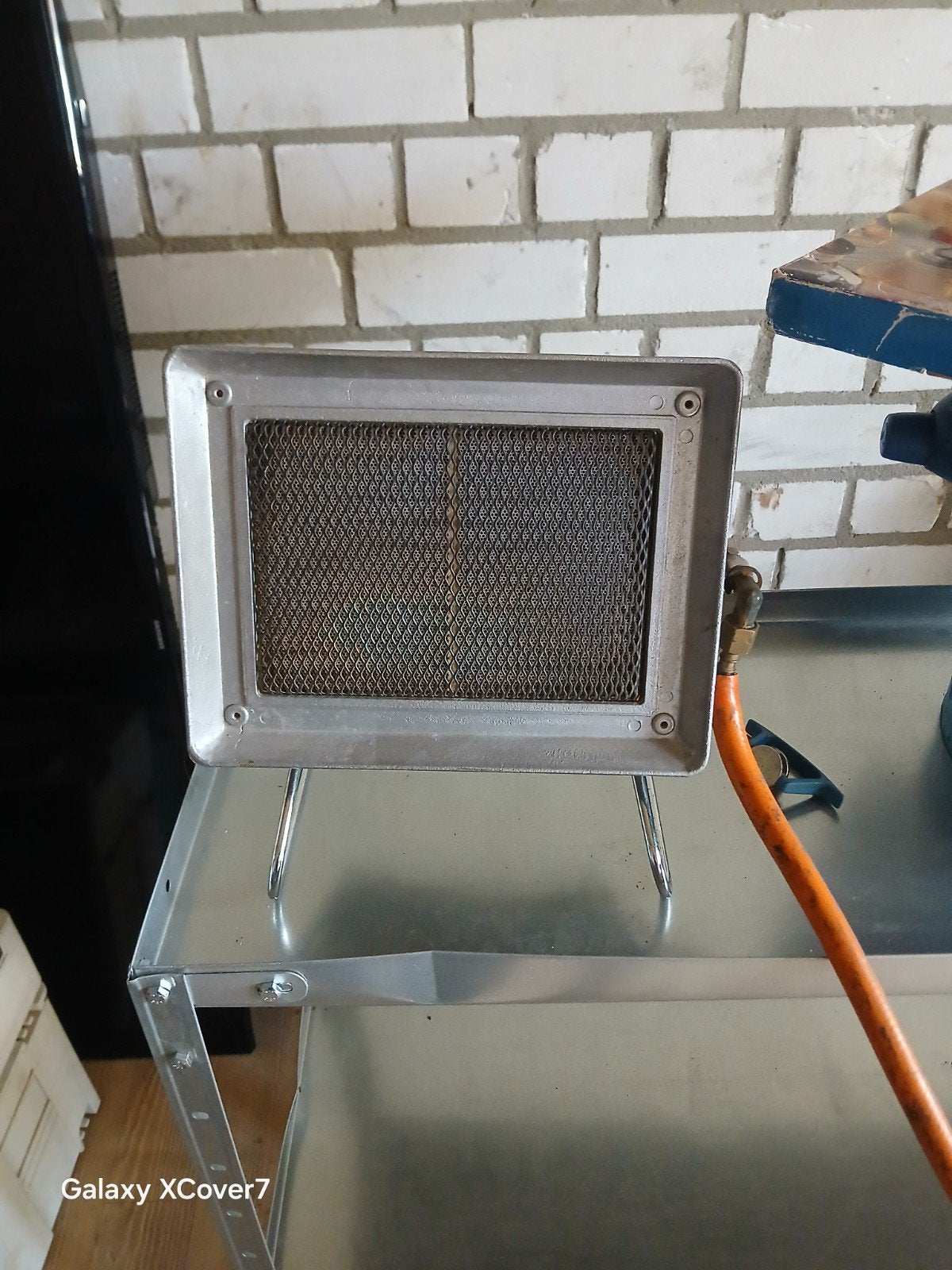 Compacte gaskachel - Ideaal voor camping of schuur, Gebruikt, Gas, Ophalen of Verzenden, Vrijstaand