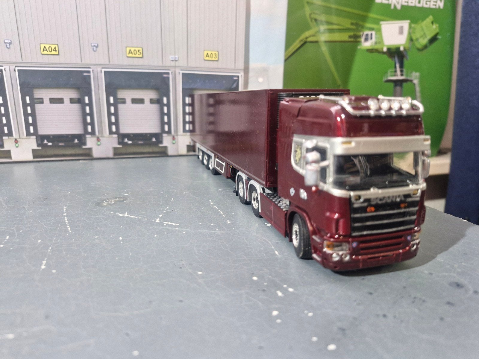 Scania met koeltrailer wsi code 3