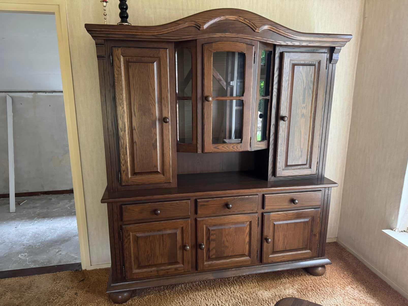 Klassiek Wandmeubel / Buffetkast 176x46x200 cm gratis, Ophalen, Gebruikt, 200 cm of meer, 150 tot 200 cm