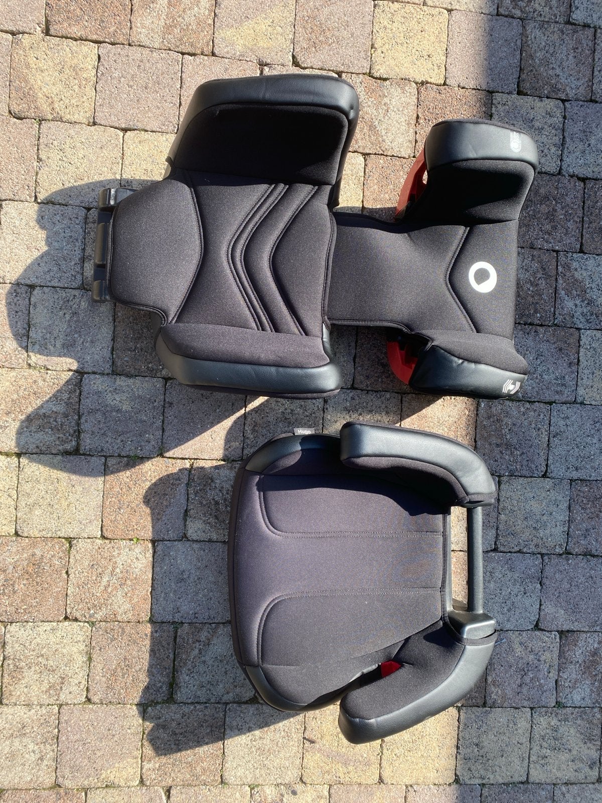Lionelo Hugo zitverhoger/autostoeltje 15-36 kg met Isofix, Kinderen en Baby's, Autogordel of Isofix, Gebruikt, 15 t/m 36 kg, Afneembare rugleuning