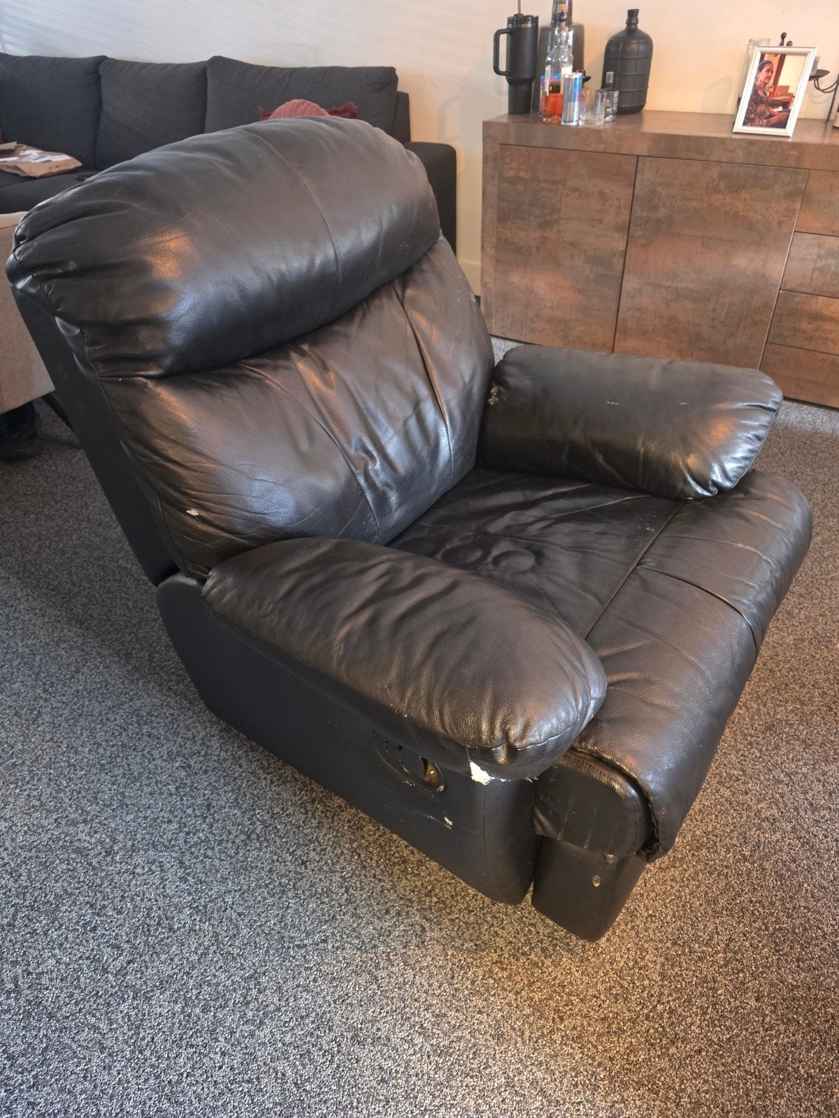 Gratis, Huis en Inrichting, Fauteuils, Ophalen, Gebruikt, 75 tot 100 cm, 50 tot 75 cm