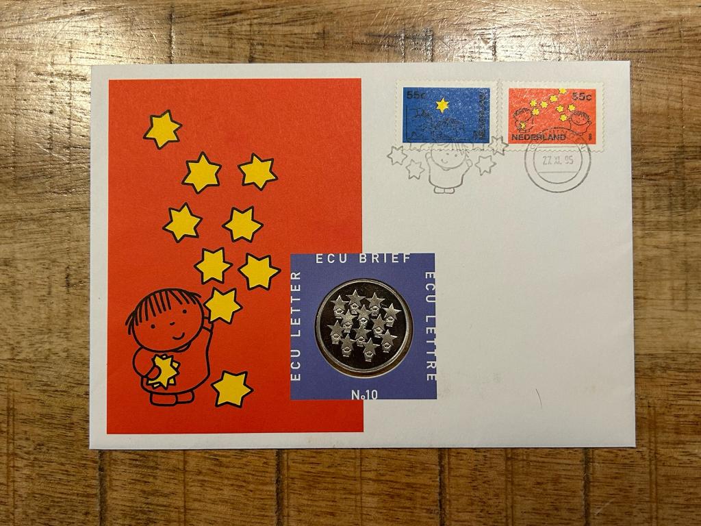 Ecu brief, Postzegels en Munten, Ophalen of Verzenden, Brief