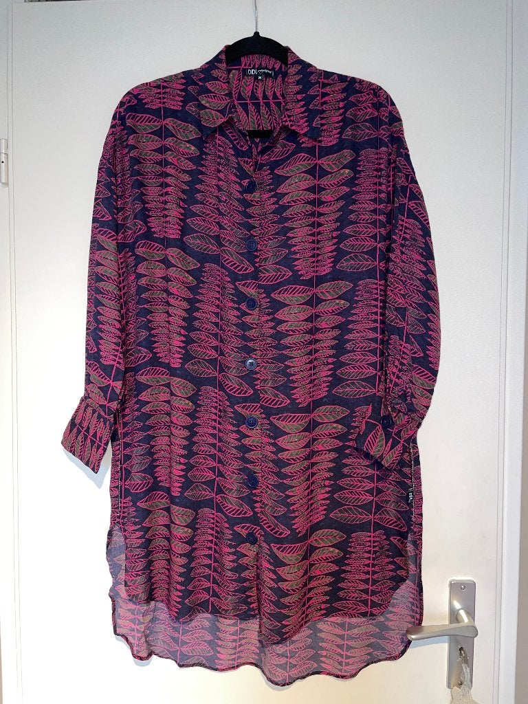 DIDI dames paarse boho ibiza tuniek lange blouse jurk mt 36, Kleding | Dames, Blouses en Tunieken, Paars, Didi, Ophalen of Verzenden