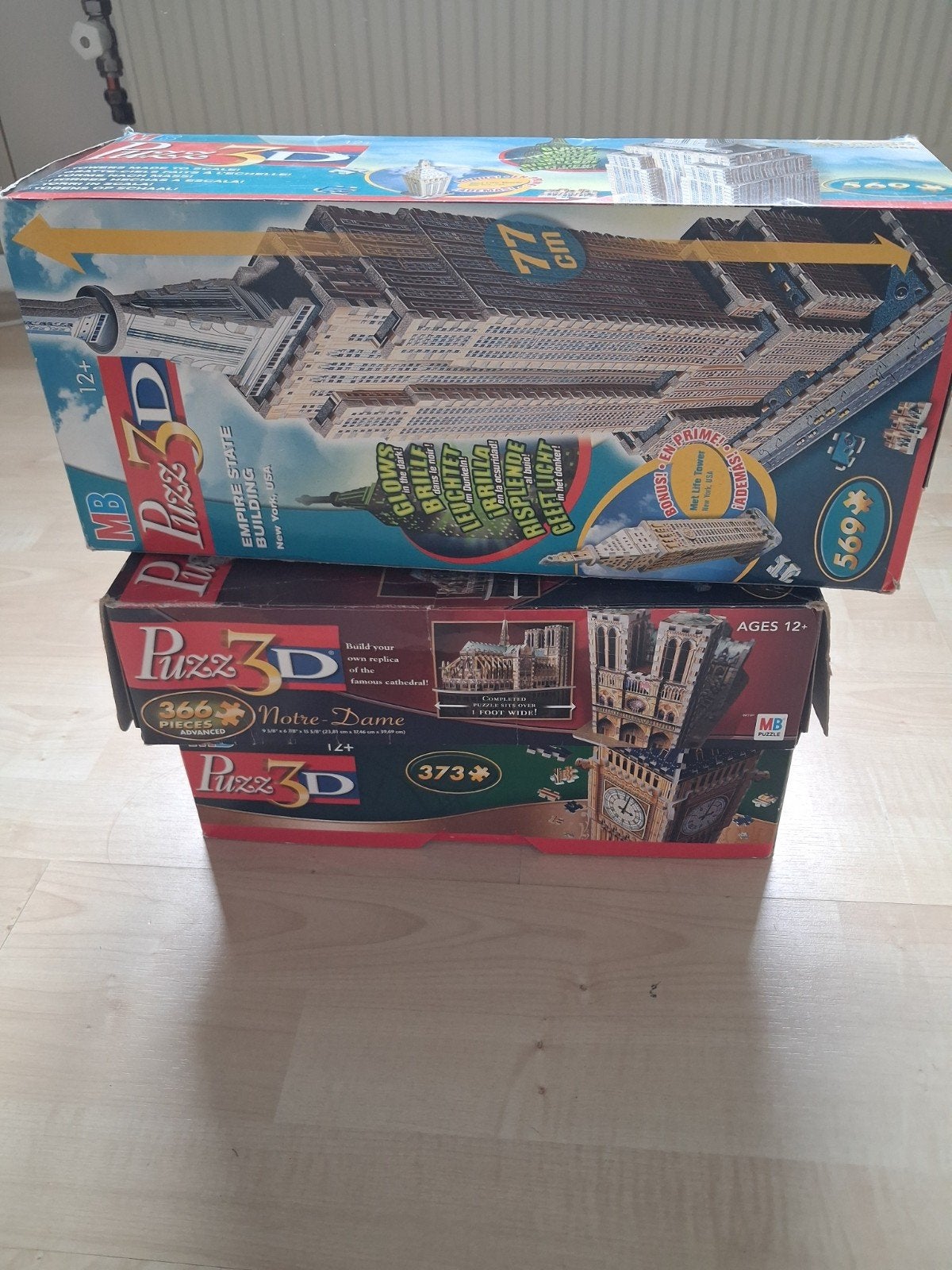 Puzz3D 3D-puzzels van Hasbro (diverse modellen), Ophalen, Meer dan 50 stukjes, Gebruikt, 6 jaar of ouder