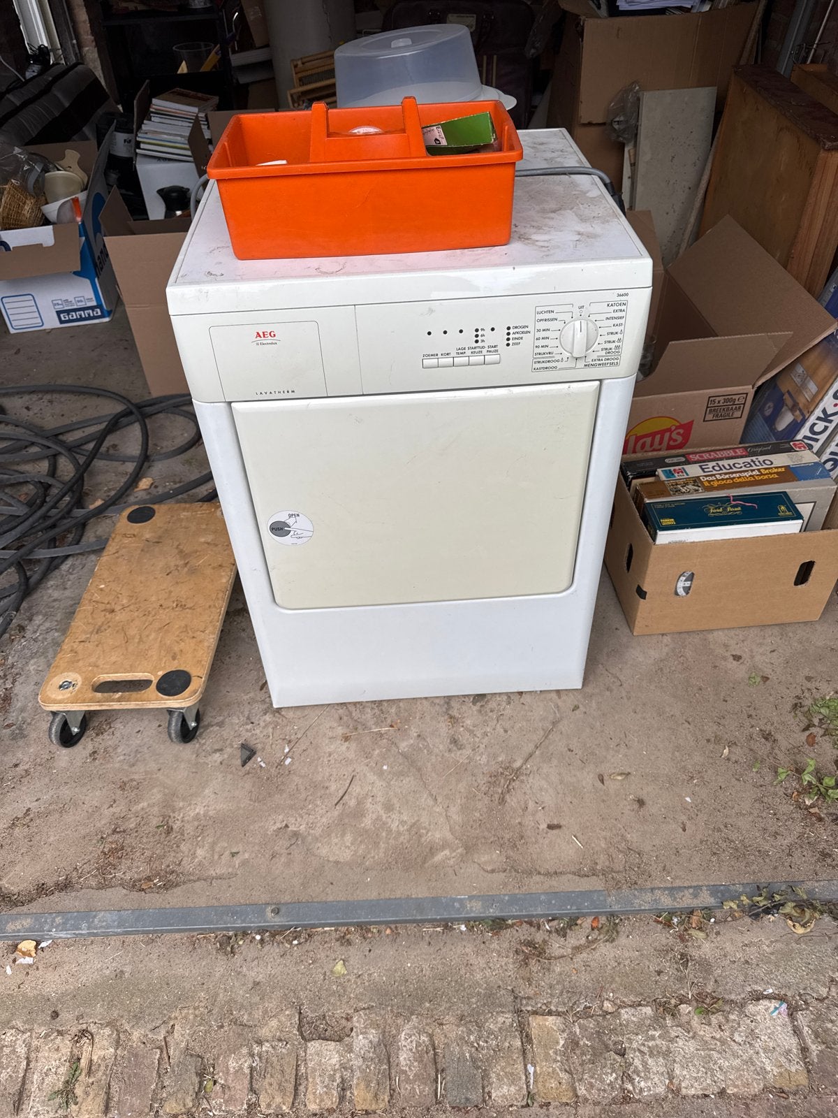 AEG Lavatherm droger - Betrouwbaar en efficiënt, Witgoed en Apparatuur, Ophalen, 6 tot 8 kg, Gebruikt, Overige typen