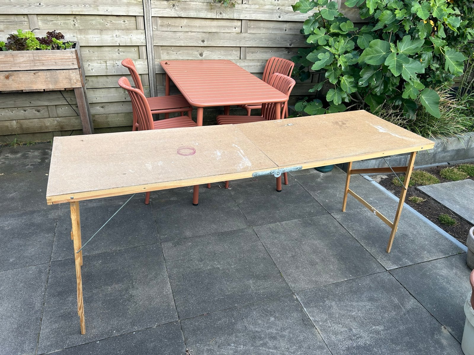 Behangtafel 176x55cm, Ophalen, Gebruikt, 50 tot 100 cm, 150 tot 200 cm