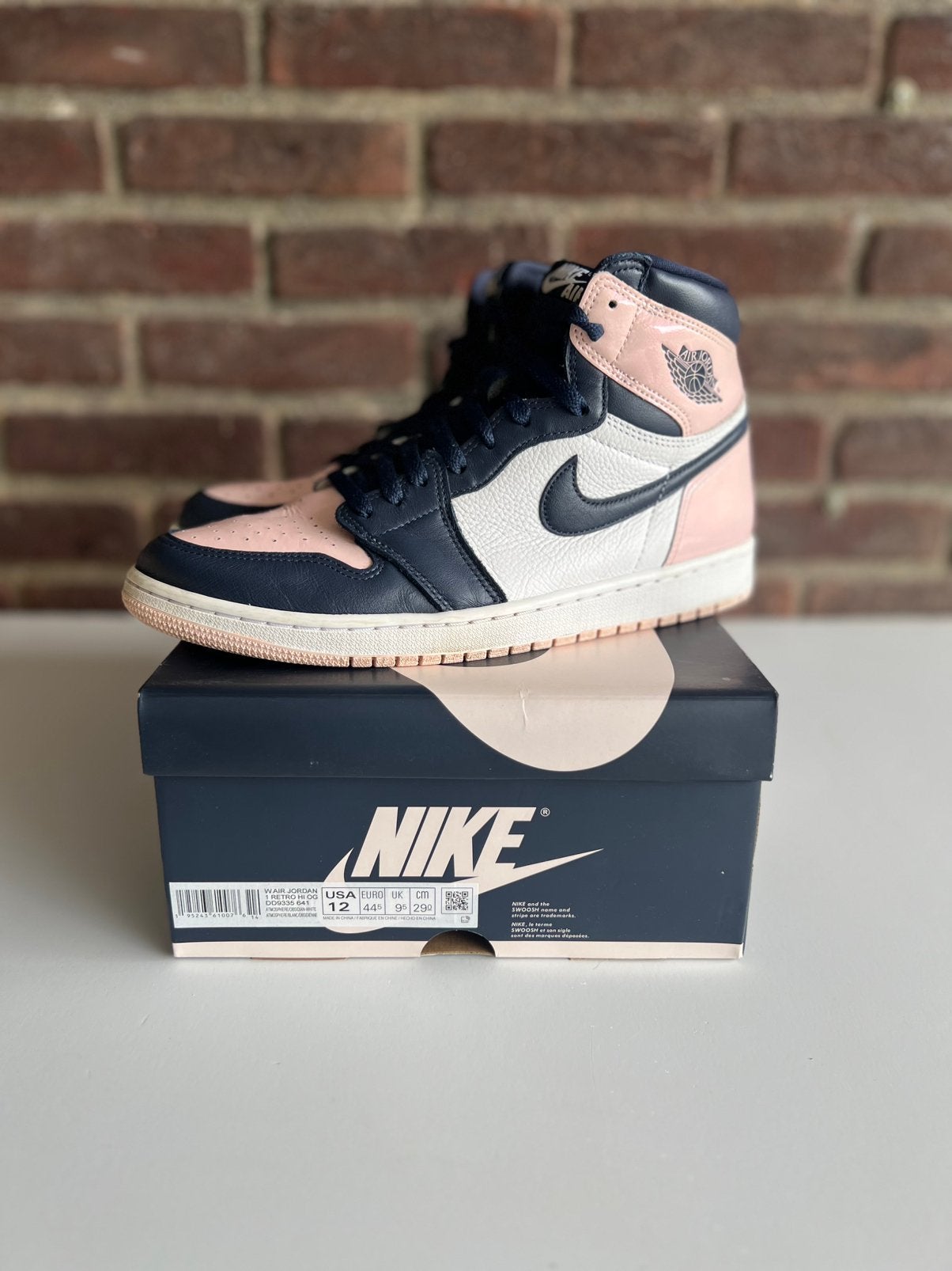 Nike Air Jordan 1 Retro High OG Atmosphere, Overige kleuren, Ophalen of Verzenden, Sneakers of Gympen, Zo goed als nieuw