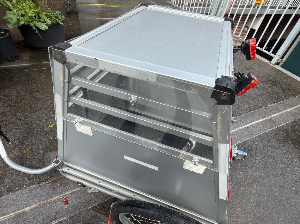 Hondenfietskar met veilige aluminium bench !, Ophalen, Gebruikt