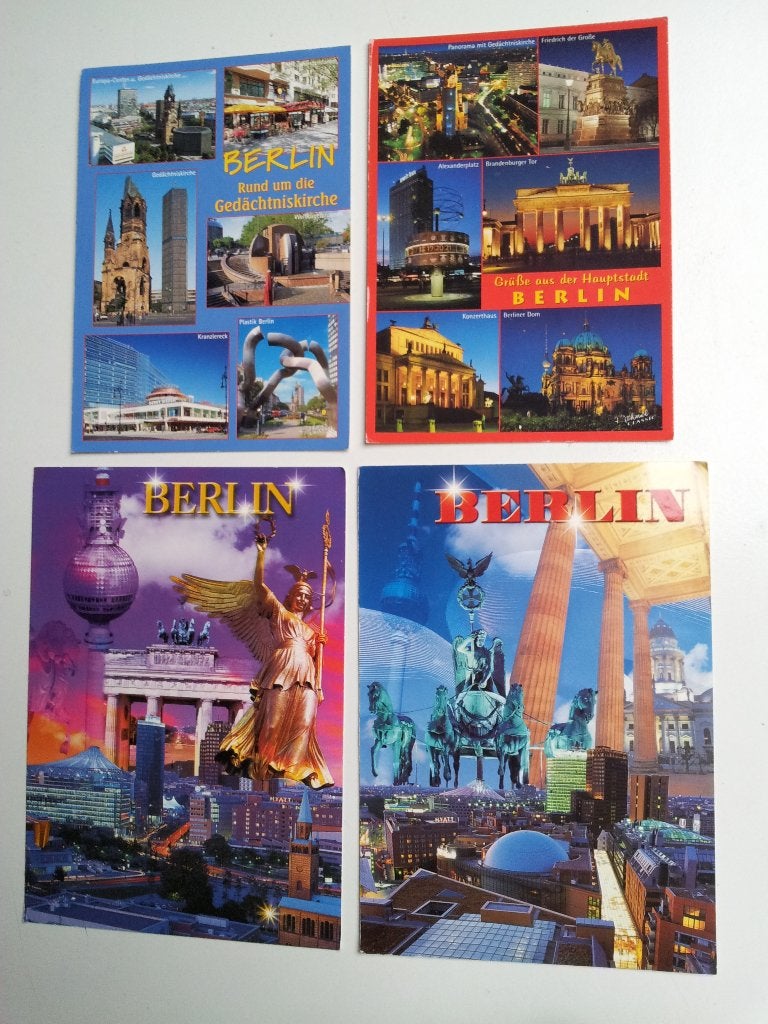 Ansichtkaarten gelopen Duitsland Berlijn per stuk bieden, Verzamelen, Ophalen of Verzenden, 1980 tot heden, Gelopen, Duitsland