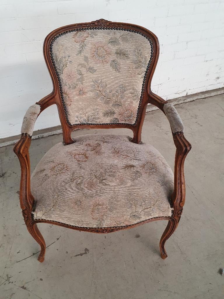 Stoeltje leunstoeltje, Antiek en Kunst, Antiek | Meubels | Stoelen en Banken, Ophalen