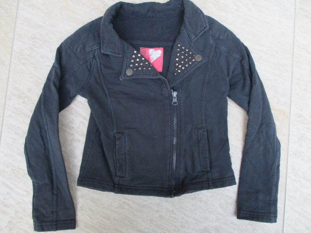 Jasje donker blauw maat 122 / 128, Europe Kids, Meisje, Ophalen of Verzenden, Zo goed als nieuw