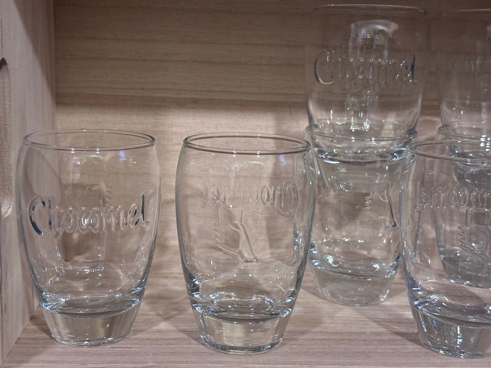 30x Originele Chocomel glazen - Nieuwstaat, Ophalen of Verzenden, Zo goed als nieuw, Overige merken, Glas