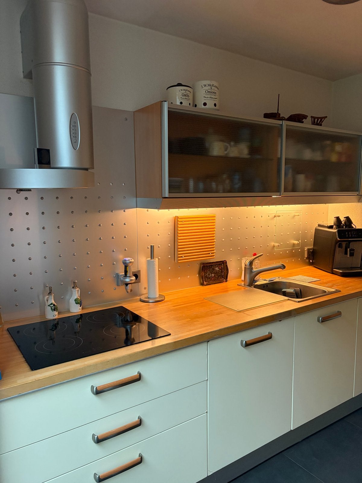 Complete keuken met apparatuur - Zo goed als nieuw, Ophalen, Gebruikt, Enkelwandige keuken, Hout