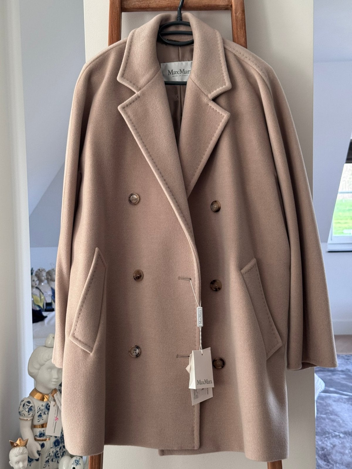 Max Mara Rebus jas maat 42 in de kleur Sand, Verzenden, Nieuw, Maat 42/44 (L), Beige