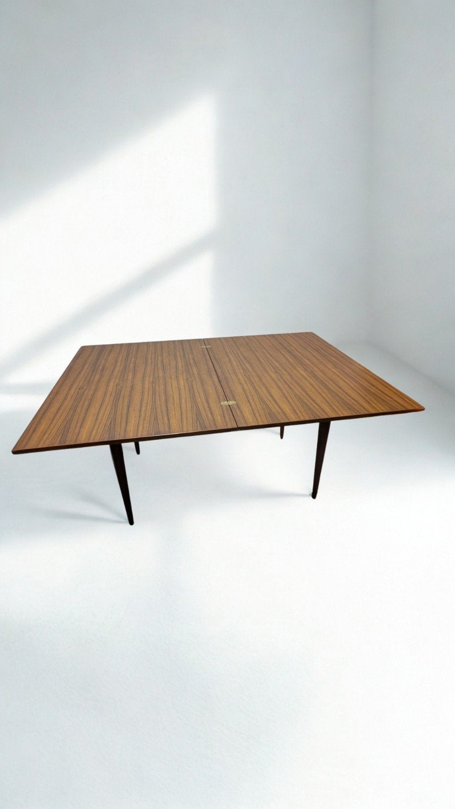 vintage uitschuifbare eettafel/mid-century, Huis en Inrichting, Bureaus, Ophalen of Verzenden