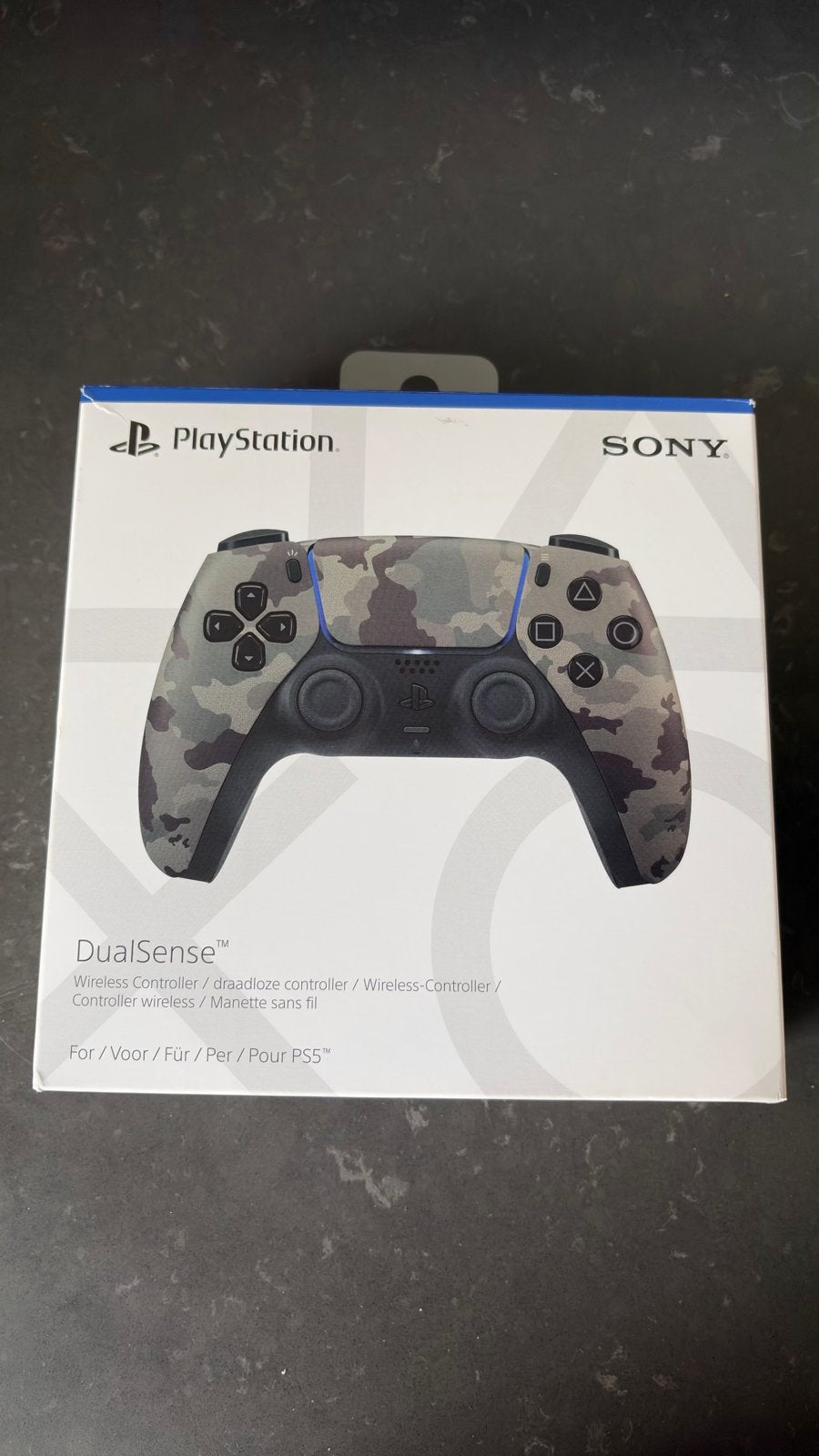 PS5 DualSense Controller Camouflage - Lichte Stick Drift, Gebruikt, PlayStation 5, Ophalen of Verzenden, Controller