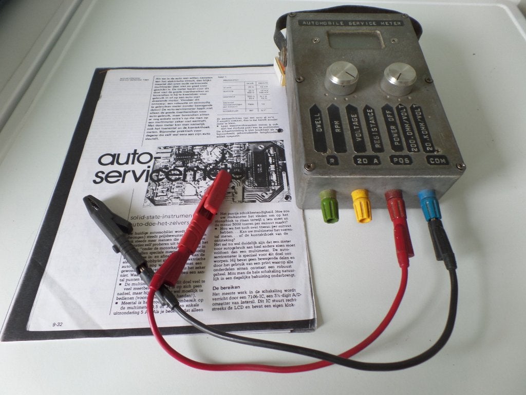 Autoservicemeter, ELEKTUUR, sept 1983-(#9105), Ophalen of Verzenden, Gebruikt