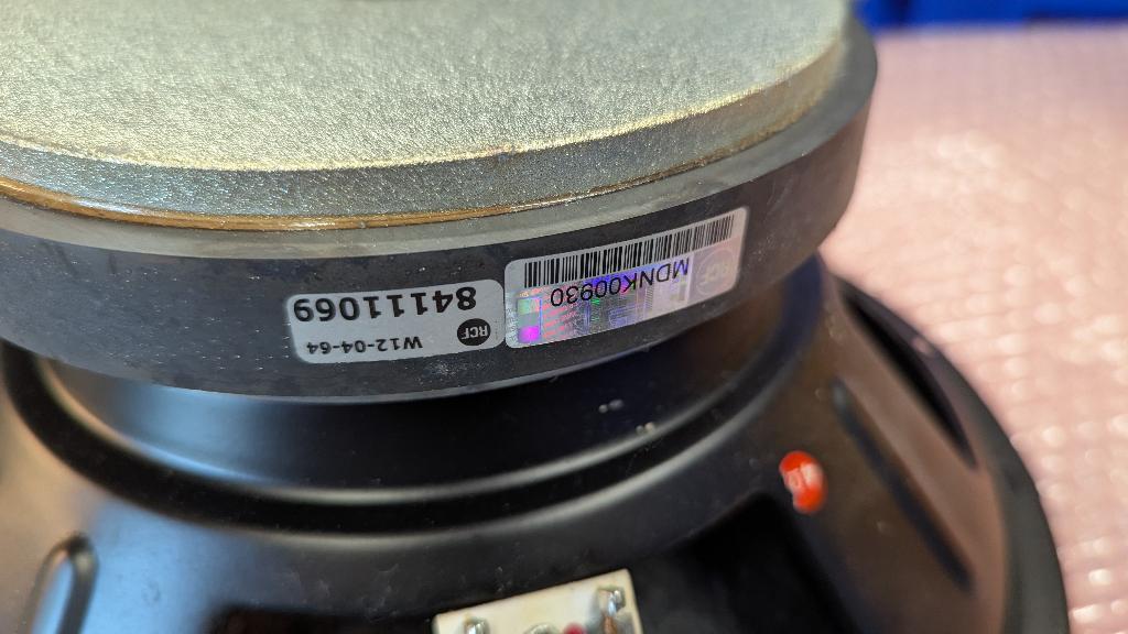 RCF 12" woofer W12-04-64 ART312-A MK3 84111069, Ophalen of Verzenden, Gebruikt