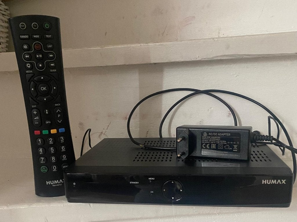 HUMAX IRHD-5300C TV recorder + afstandsbediening, Ophalen of Verzenden, Zo goed als nieuw, Harddiskrecorder