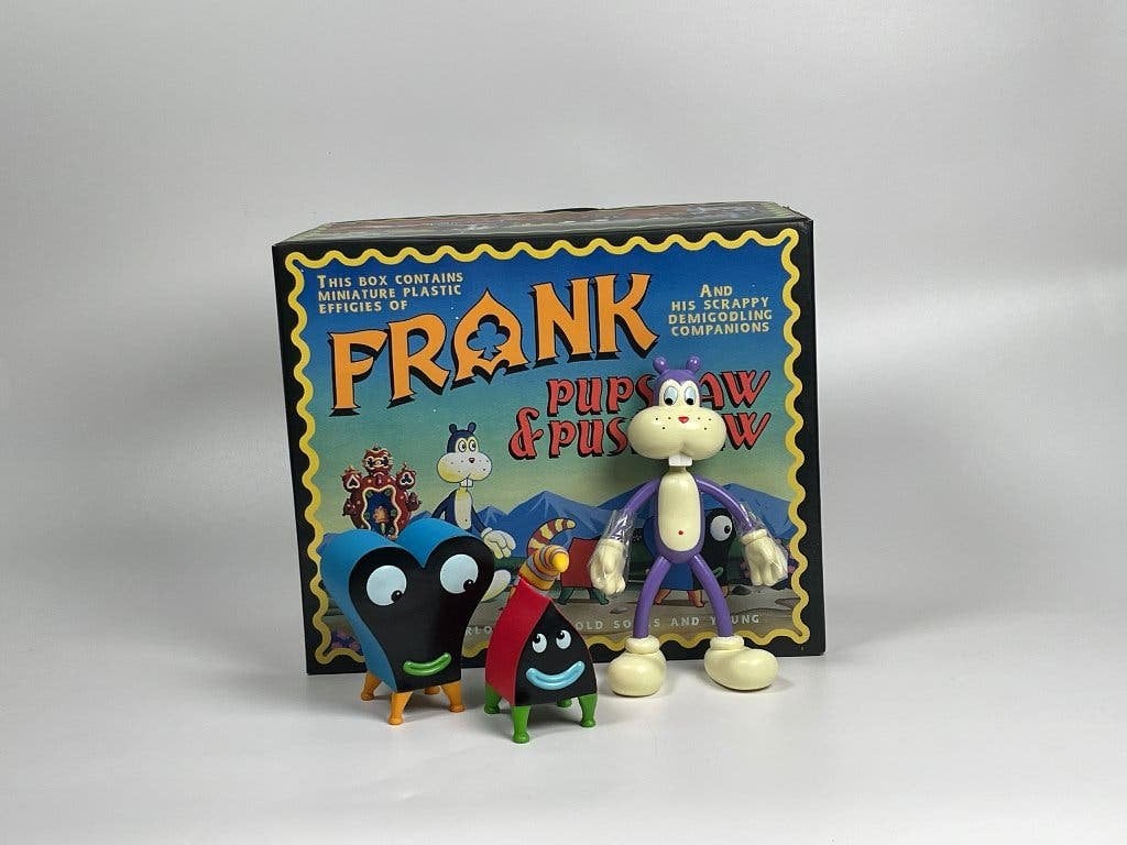 Jim Woodring Pupshaw & Pushpaw – Meerkleurig | Jim Woodring, Ophalen, Zo goed als nieuw