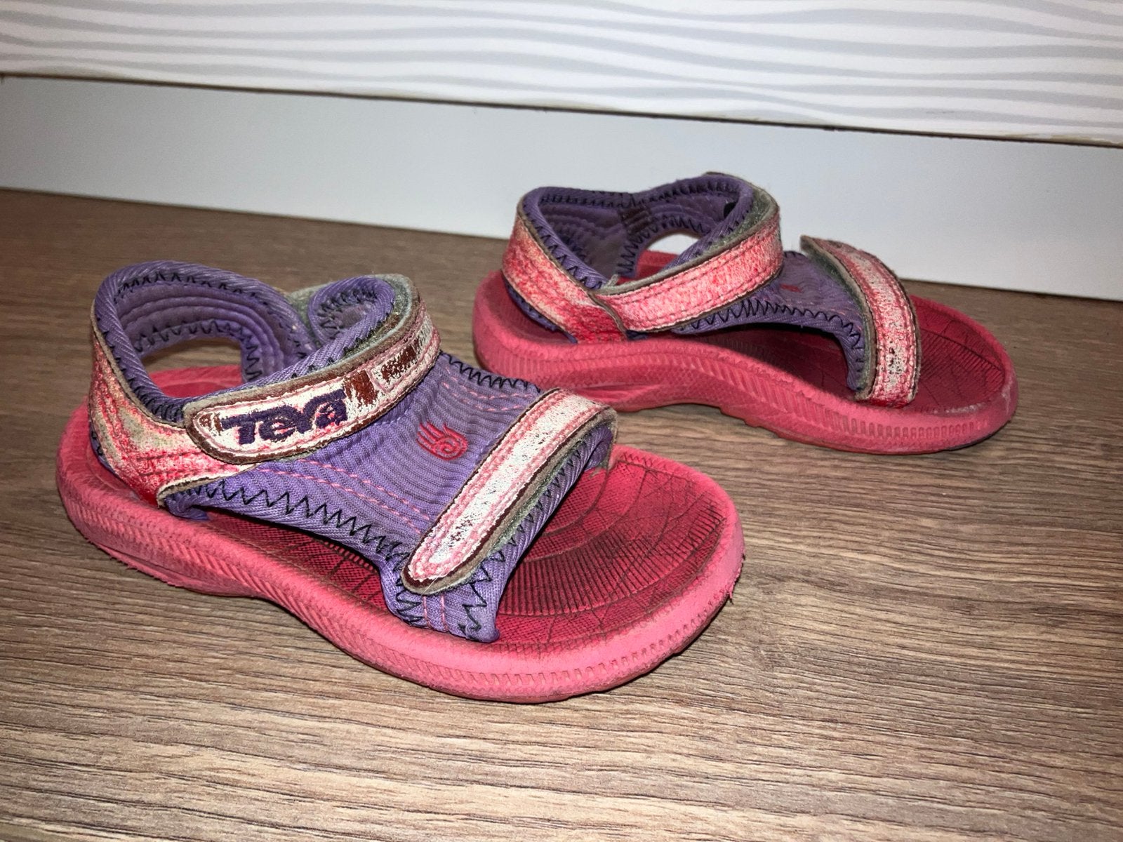Teva sandaaltjes maat 24, Meisje, Ophalen of Verzenden, Gebruikt, Schoentjes