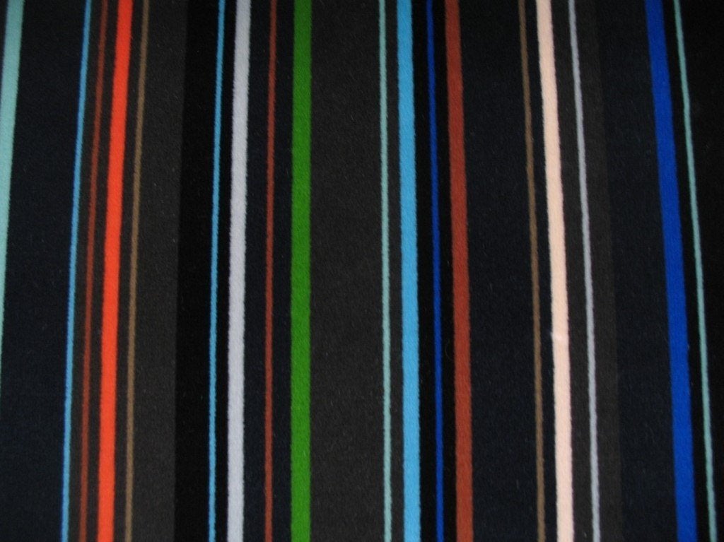 Maharam Velvet Stripe 06 by Paul Smith; luxueuze meubelstof, Overige kleuren, 120 cm of meer, Ophalen of Verzenden, Katoen