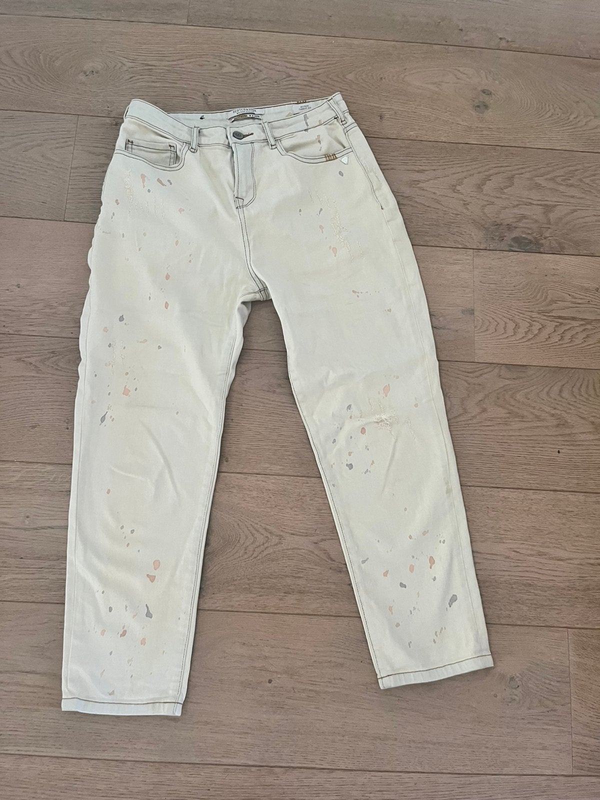Leuke Scotch & Soda Mickey Carrot Fit Jeans, Ophalen of Verzenden, Zo goed als nieuw, Overige kleuren, W30 - W32 (confectie 38/40)