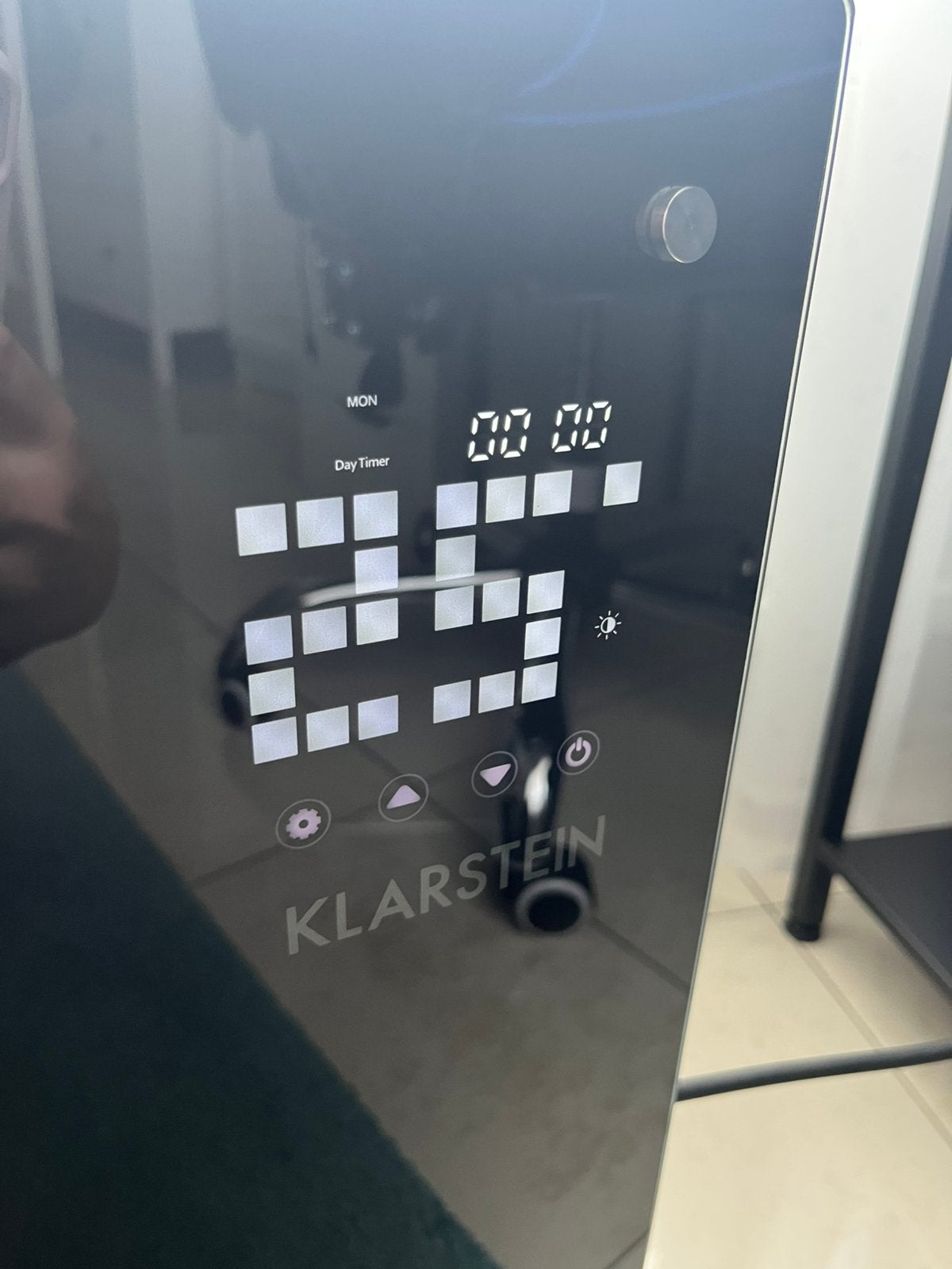 Klarstein electrische kachel, Ophalen, Zo goed als nieuw, Vrijstaand