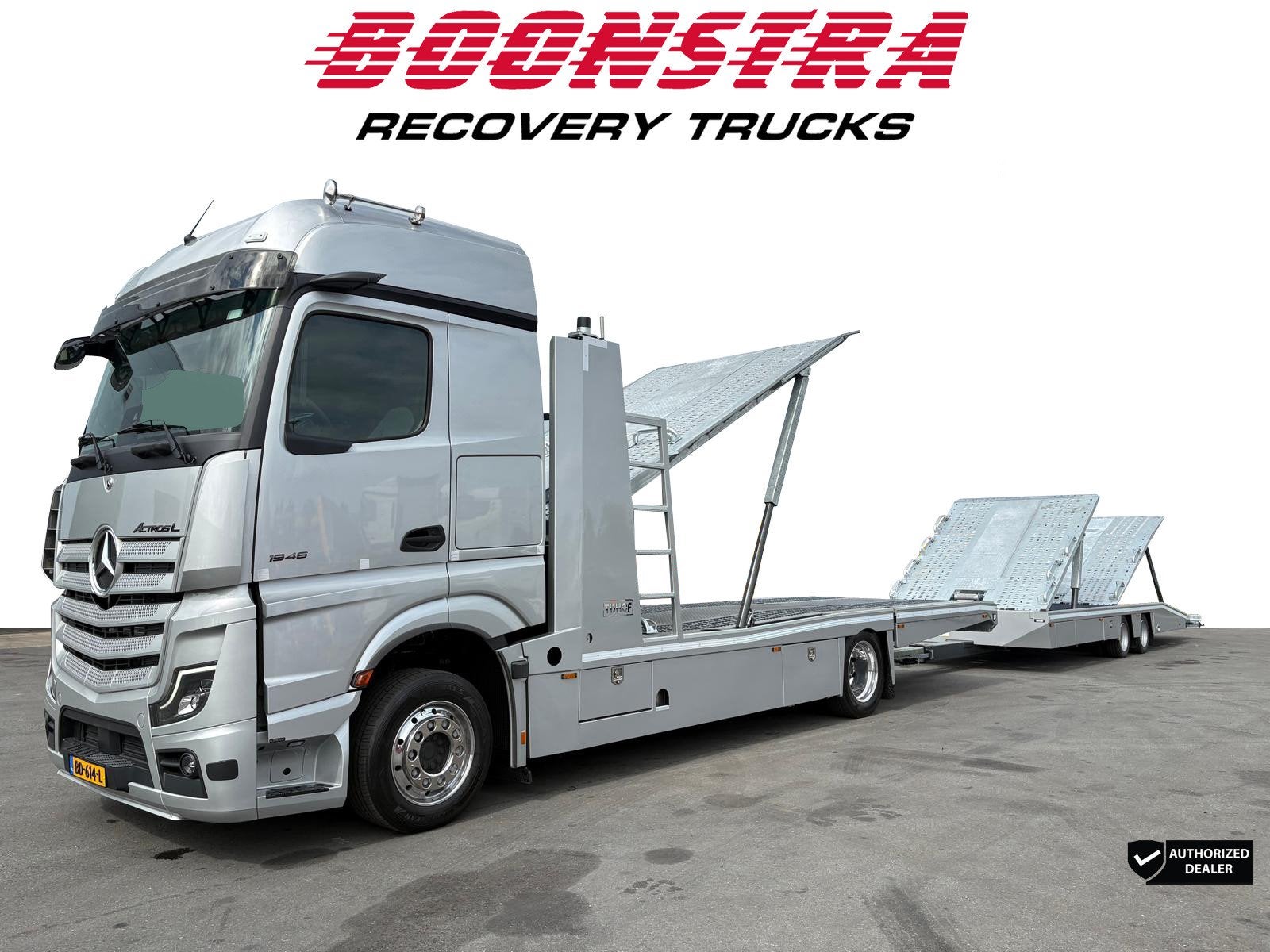 Mercedes-Benz ACTROS 1946 Tijhof 6 lader + TA 14000 Autotran, Auto's, Automaat, Achterwielaandrijving, Euro 6, Mercedes-Benz