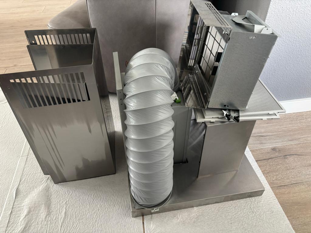 Siemens Wandschouwkap - RVS - 60 cm breed, Witgoed en Apparatuur, Afzuigkappen, Gebruikt, Wandschouwkap, Ophalen of Verzenden