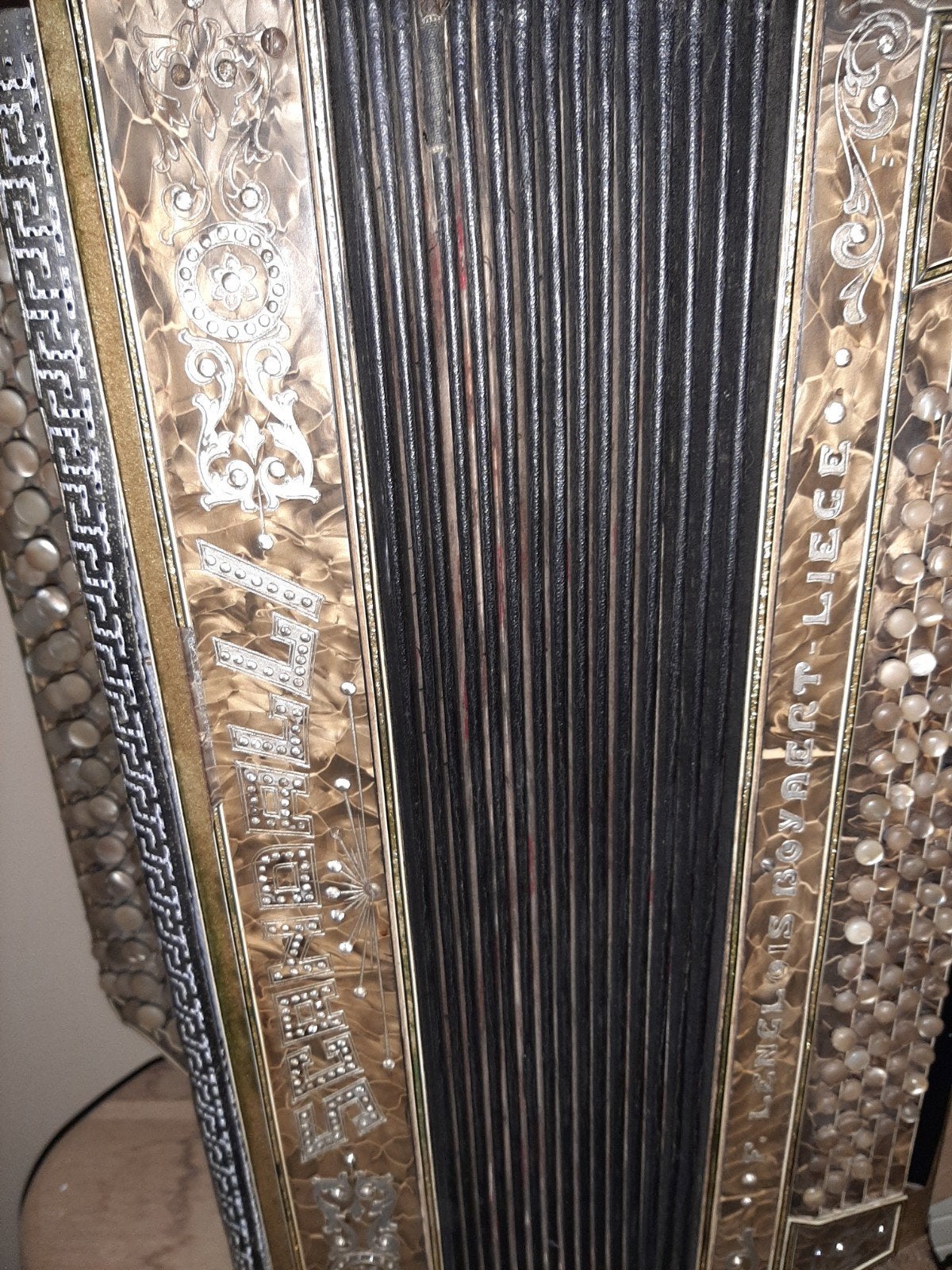Grote knoppen playback accordeon, Hobby en Vrije tijd, Feestartikelen | Verhuur, Gebruikt, Ophalen