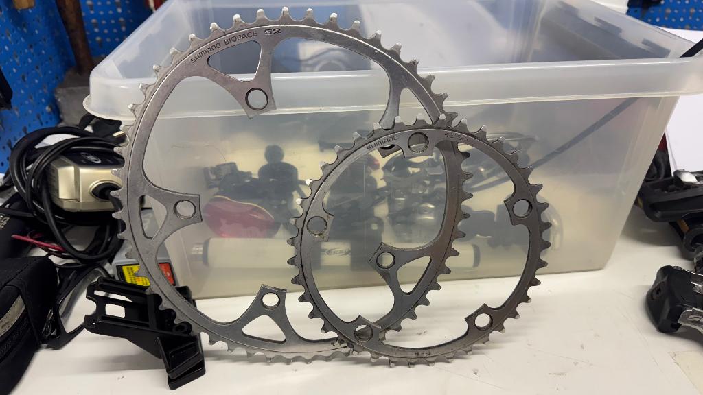 Tandwiel 52 biopace en kleine normaal, Ophalen of Verzenden, Zo goed als nieuw, Crankstel of Pedalen, Shimano