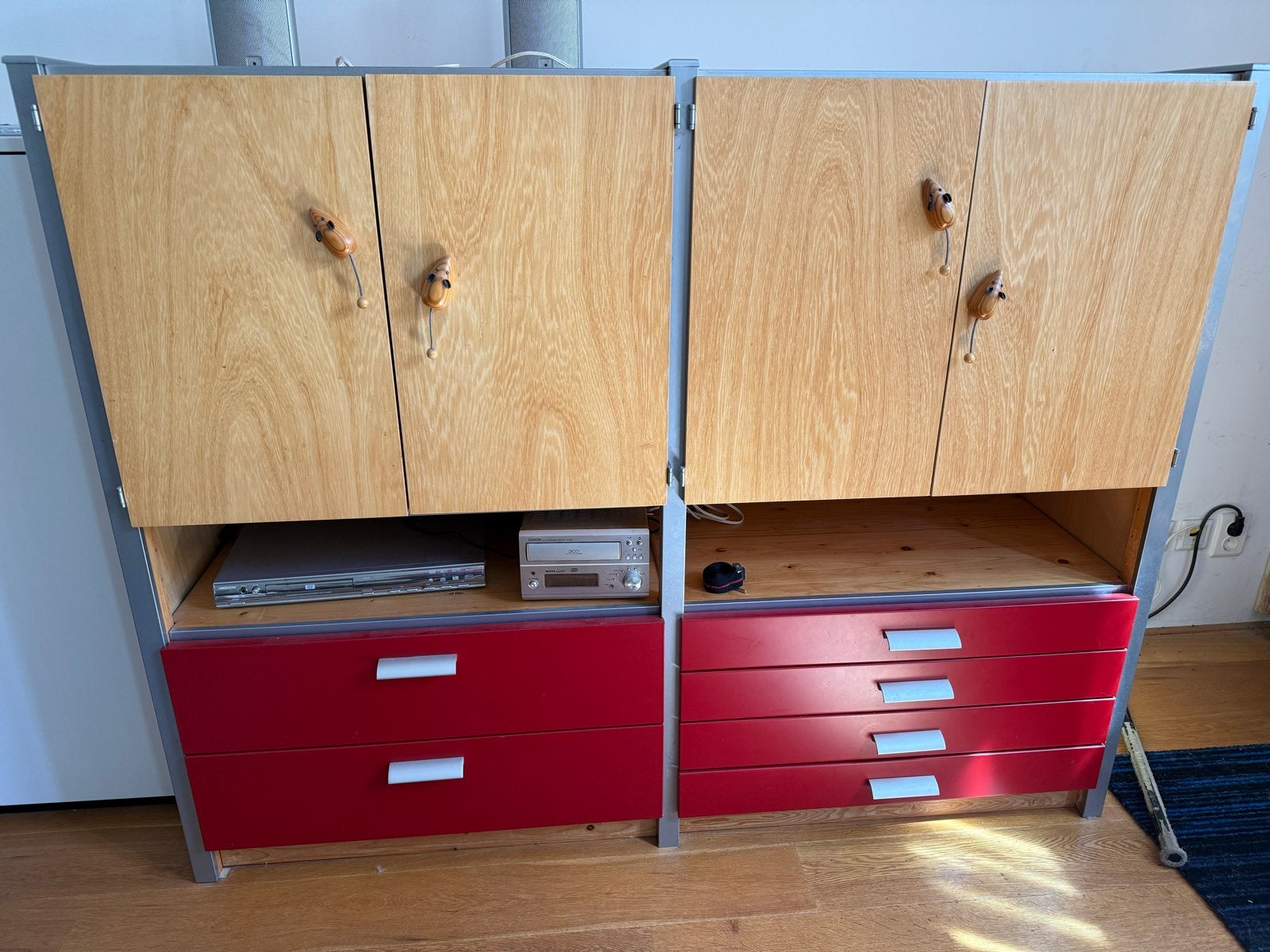 Lundia kast met 2 planken, 4 kleine en 2 grote lades, Ophalen, Gebruikt