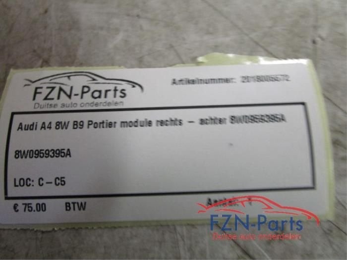 Centrale Deurvergrendelings Module Audi A4 (22741975), Auto-onderdelen, Ophalen of Verzenden, Gebruikt
