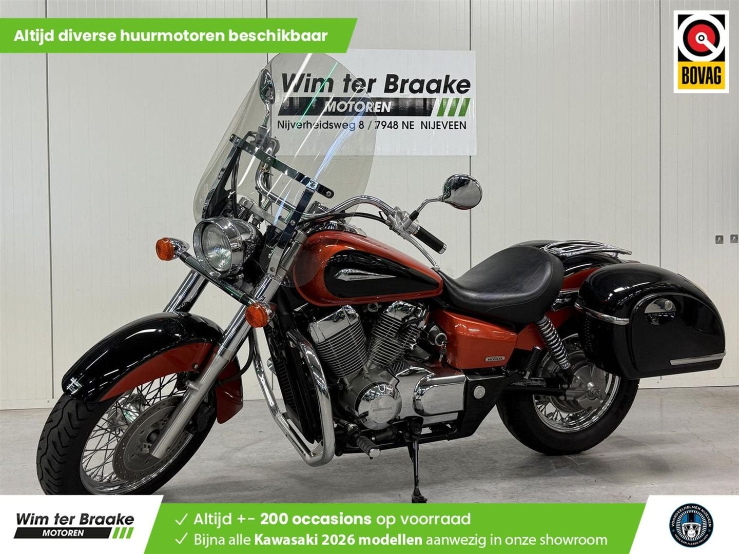 Honda VT 750 Shadow (bj 2006), Motoren, 745 cc, Chopper, Bedrijf, Onbekend