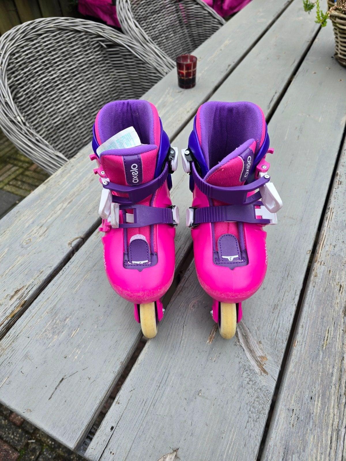 Outlook skeelers maat 26-28 met 2 of 3 wieltjes, Overige merken, Kinderen, Ophalen of Verzenden, Inline skates 4 wielen