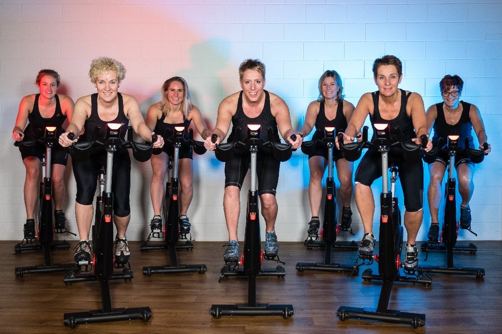 19 Tomahawk IC7 professionele spinningfietsen, Sport en Fitness, Ophalen, Gebruikt, Spinningfiets