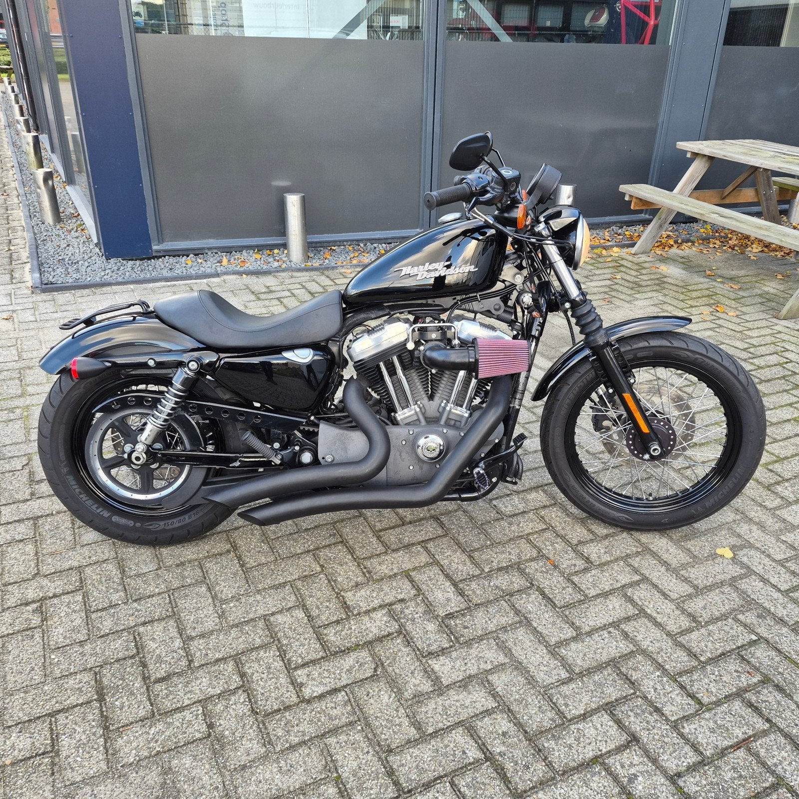 Sportster Nightster Xl1200N 2008, 2 cilinders, Sportuitlaat, Occasion, Bedrijf