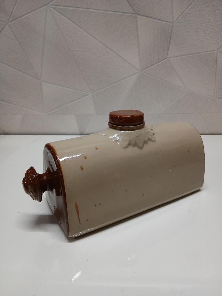 Vintage stoneware voetenwarmer, Ophalen of Verzenden