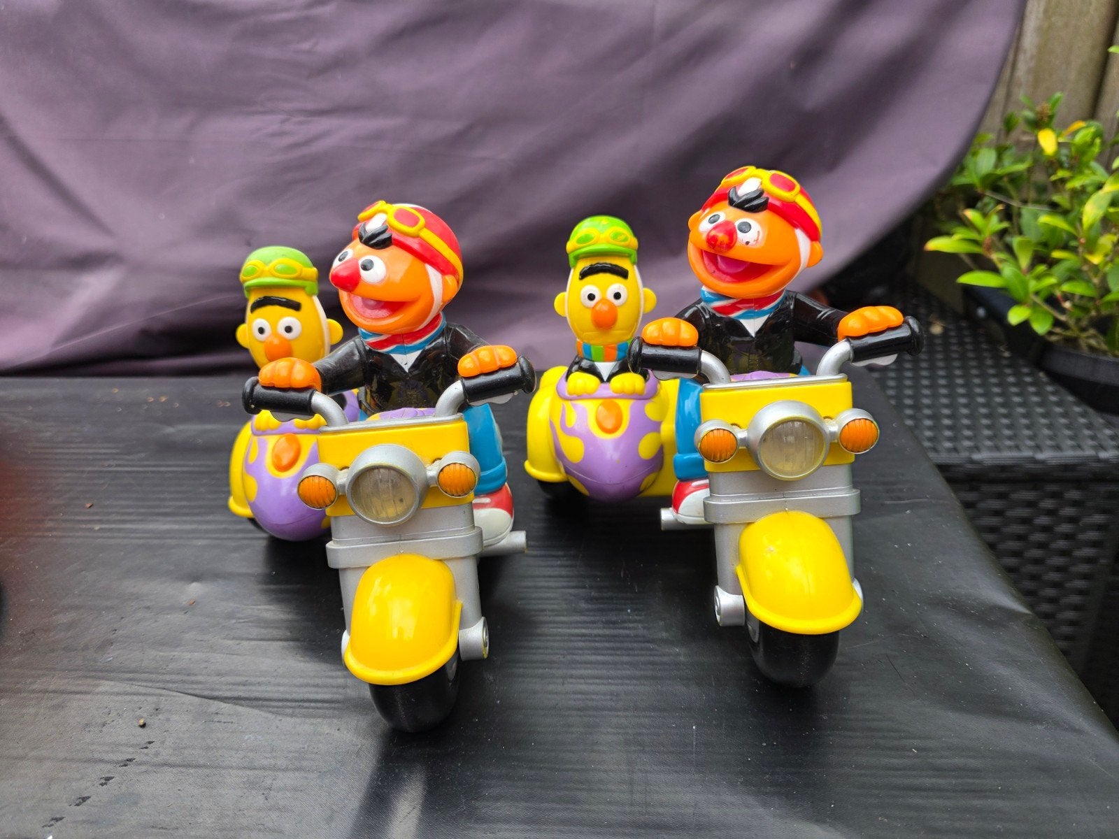 vintage Sesamstraat Bert & Ernie Revin' Sounds Motorcycle, Ophalen of Verzenden, Gebruikt