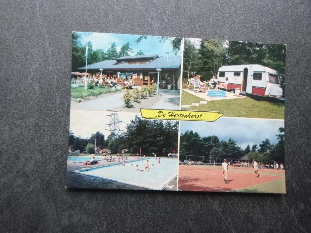 Beekbergen, vak. centr. de Hertenhorst/tennis/zwembad, Verzenden, 1980 tot heden, Gelopen, Gelderland