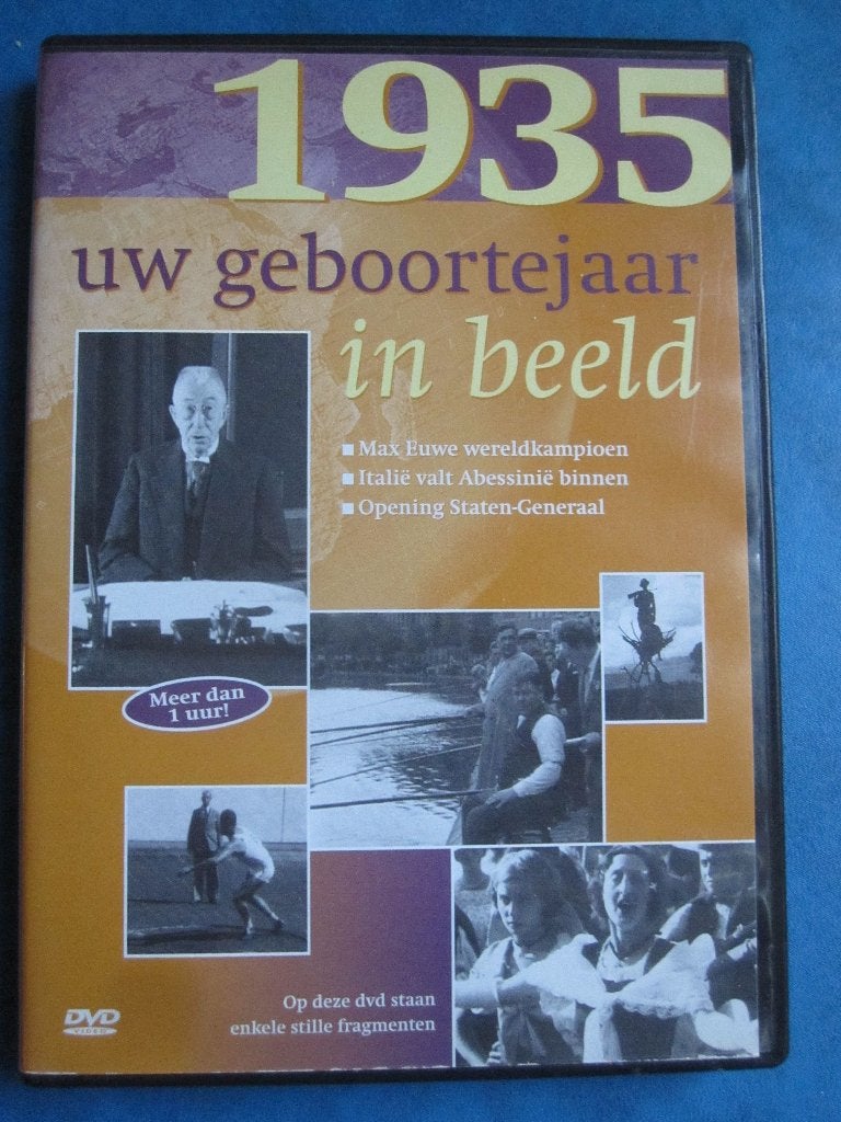 Uw geboortejaar in beeld 1935, Cd's en Dvd's, Alle leeftijden, Zo goed als nieuw, Politiek of Geschiedenis, Ophalen of Verzenden