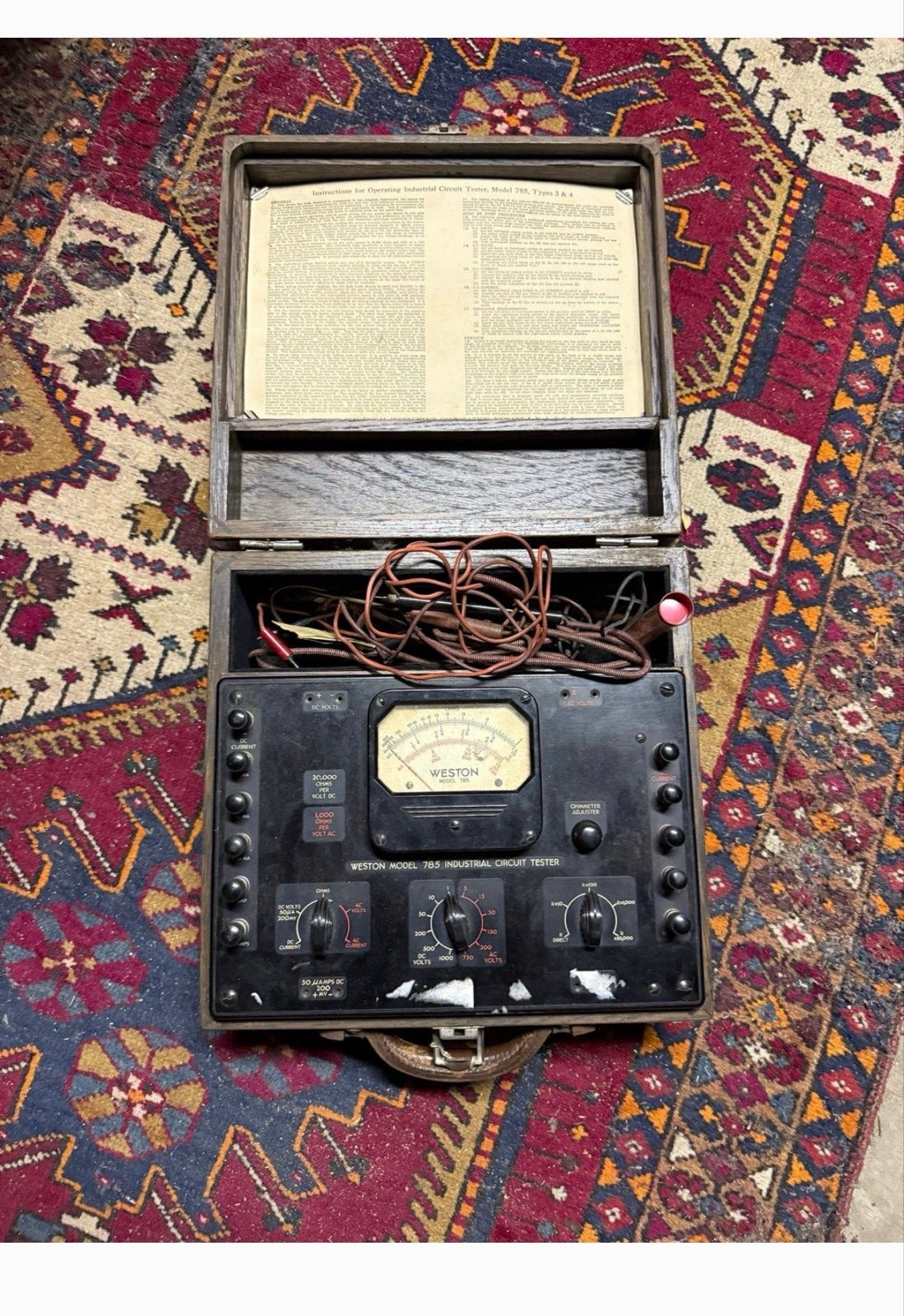 Zeldzame Weston Model 785 Industriële Circuit Tester, Ophalen of Verzenden