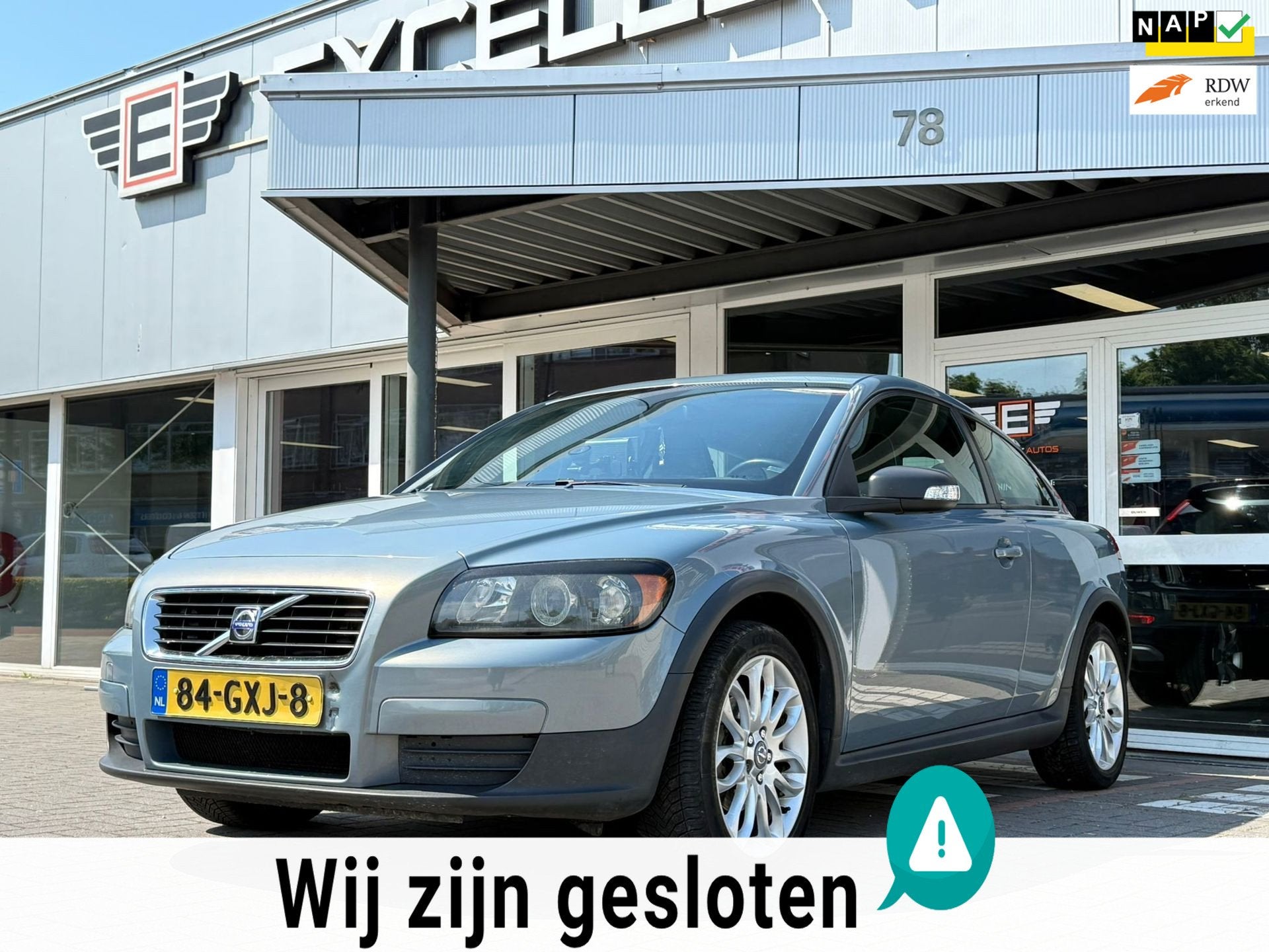 Volvo C30 1.6 Advantage, Auto's, Volvo, Voorwielaandrijving, 1596 cc, Gebruikt, Zwart