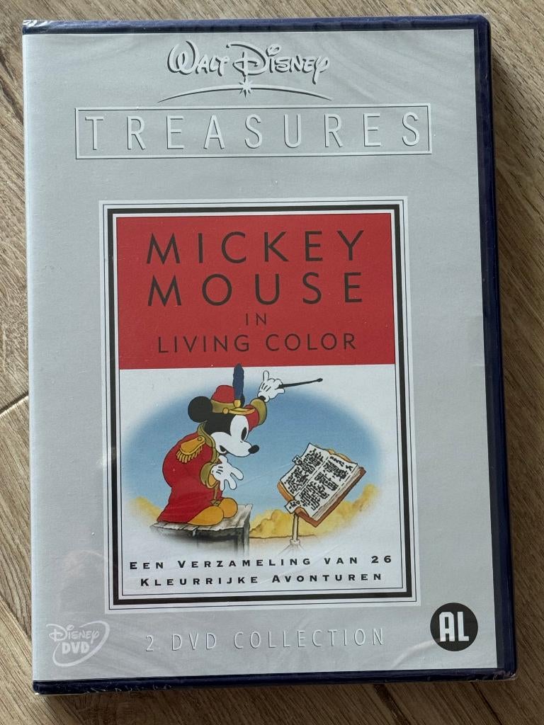 DVD Disney Treasures Mickey Mouse - 2 dvd collectors nieuw, Tekenfilm, Ophalen of Verzenden, Nieuw in verpakking, Alle leeftijden