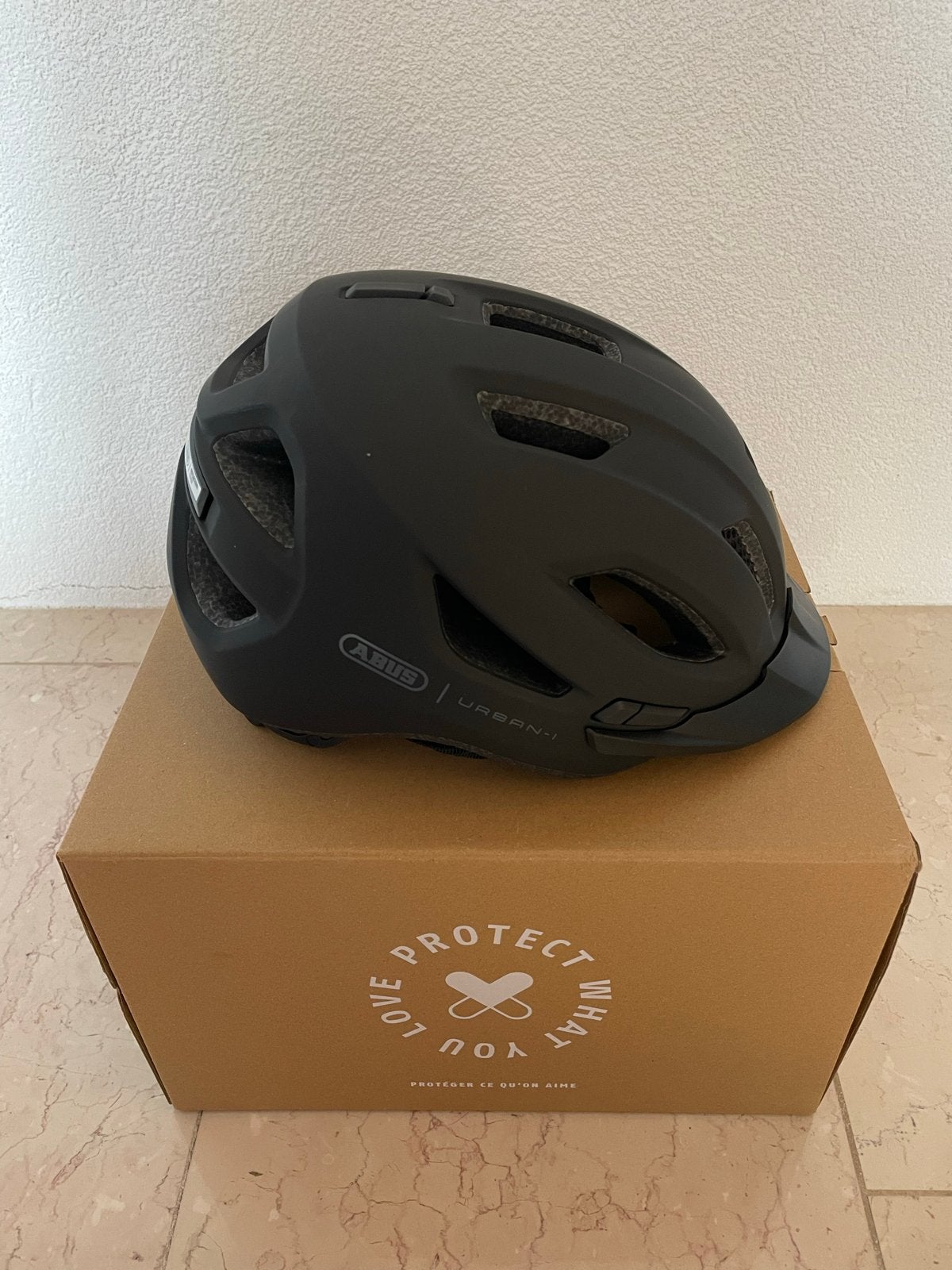 ABUS Urban-I 4.0 LR fietshelm zwart - nieuw in doos - maat M, Ophalen of Verzenden, Nieuw, M, Heer of Dame