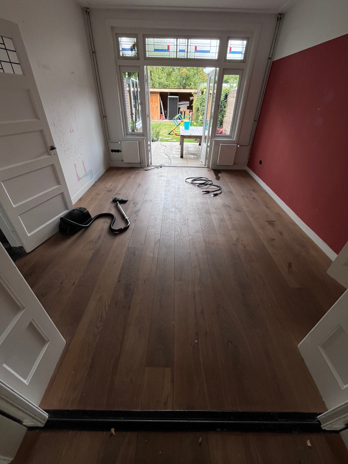 Eiken parket vloer 36m2 GRATIS BEZORGD*, Gebruikt, 10 m² of meer, 10 tot 30 cm, Hout